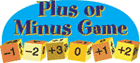 "Plus or Minus" Game graphic